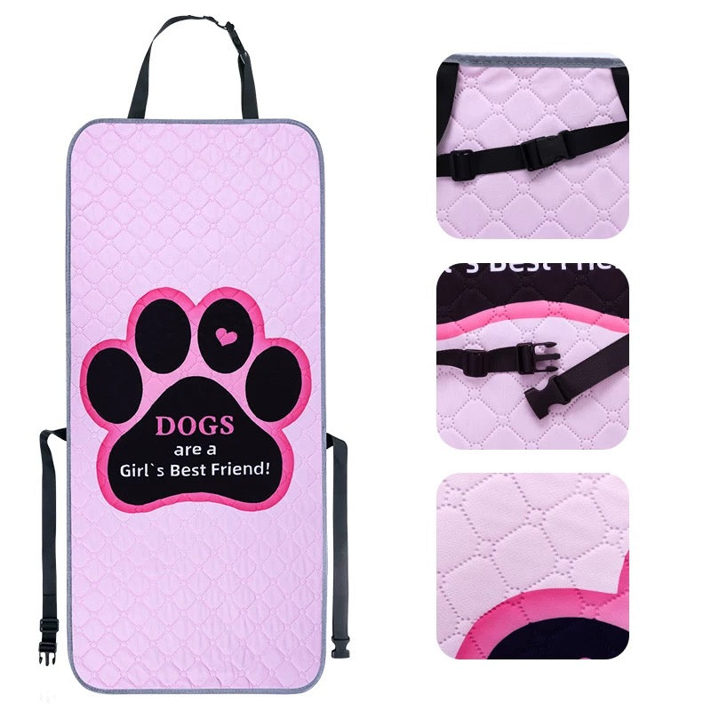 Modo Vex Non-Slip Dog Bed Mat for Car, Fuzzy Backseat Pet Mat, Travel Pet-Friendly Seat Cover for Cars, Compatible with Backseat Extenders and Seat Protectors