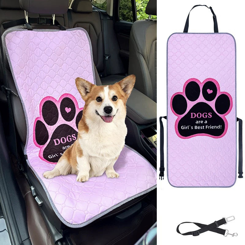 Modo Vex Non-Slip Dog Bed Mat for Car, Fuzzy Backseat Pet Mat, Travel Pet-Friendly Seat Cover for Cars, Compatible with Backseat Extenders and Seat Protectors